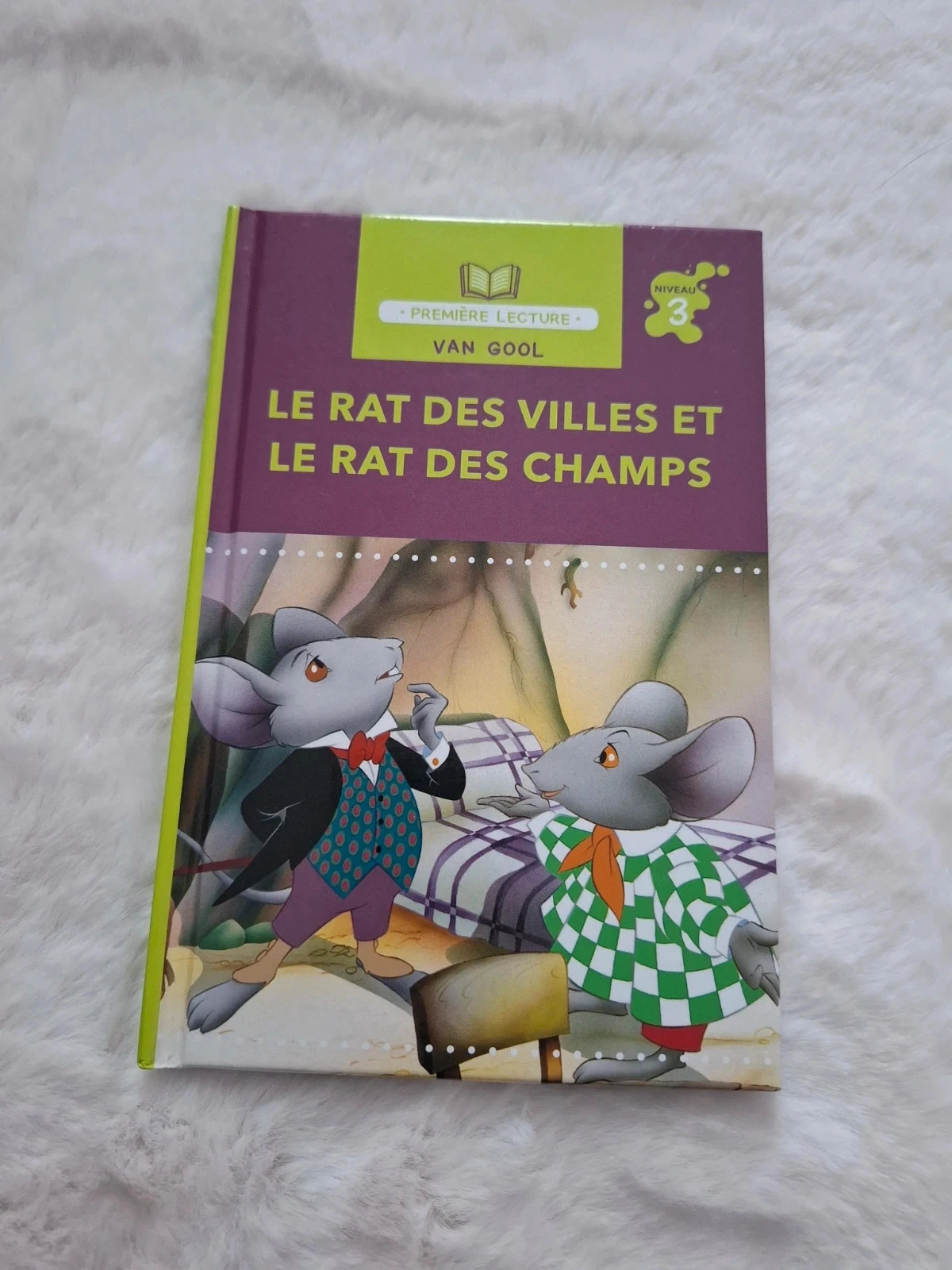 📚 book first reading rats of the city and rats of the country level 3 Van gool – photo 2